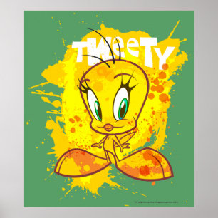Tweety met naam poster