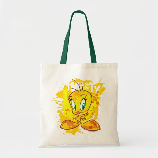 Tweety met naam tote bag (Voorkant)