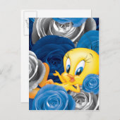 TWEETY™ met Rozen Briefkaart (Voorkant / Achterkant)