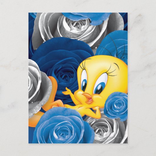 TWEETY™ met Rozen Briefkaart (Voorkant)