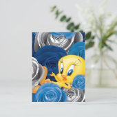 TWEETY™ met Rozen Briefkaart (Staand voorkant)