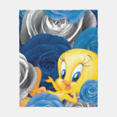 TWEETY™ met Rozen Fleece Deken (Voorkant)