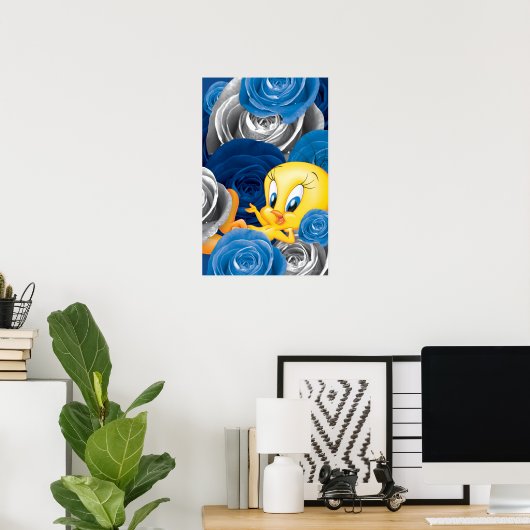 TWEETY™ met Rozen Poster (Thuiskantoor)