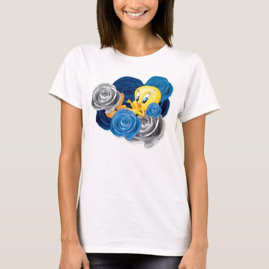 TWEETY™ met Rozen T-shirt (Voorkant)