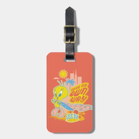 TWEETY™ - Mijn eigen weg Bagagelabel (Voorkant verticaal)