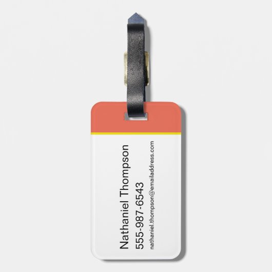 TWEETY™ - Mijn eigen weg Bagagelabel (Achterkant verticaal)