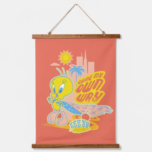 TWEETY™ - Mijn eigen weg Hangend Wandkleed (Voorkant)