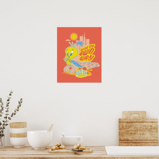 TWEETY™ - Mijn eigen weg Poster (Keuken)