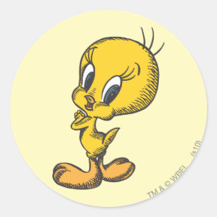 TWEETY™ Mooi Ronde Sticker
