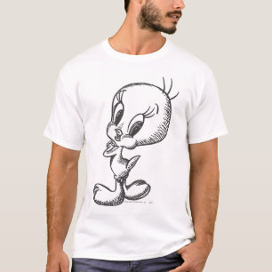 TWEETY™ Mooi zwart/wit T-shirt