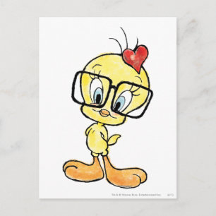 TWEETY™ Nerd Briefkaart