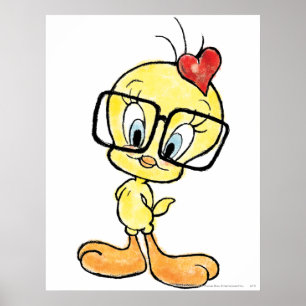 Tweety Nerd Poster