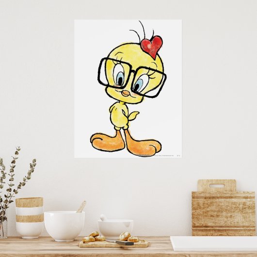 Tweety Nerd Poster (Keuken)