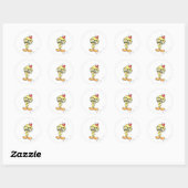 TWEETY™ Nerd Ronde Sticker (Vel)