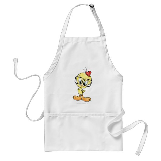 Tweety nerd standaard schort (Voorkant)