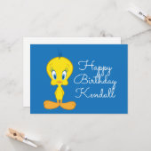 TWEETY™ | Onschuldige kleine vogel Kaart (Voorkant / Achterkant in situ)