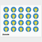 TWEETY™ | Onschuldige kleine vogel Ronde Sticker (Vel)
