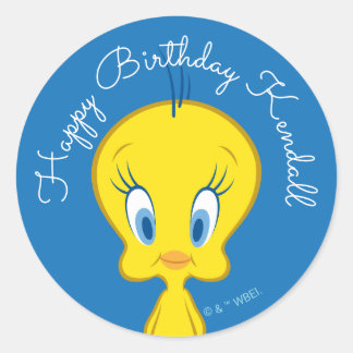 TWEETY™ | Onschuldige kleine vogel Ronde Sticker