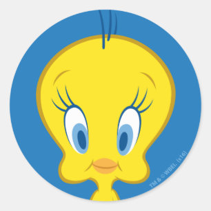 TWEETY™   Onschuldige kleine vogel Ronde Sticker