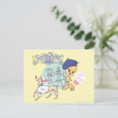 TWEETY™ Parijs Briefkaart (Staand voorkant)