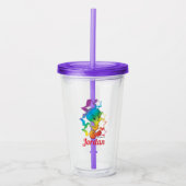 TWEETY™ Rainbow Stars Acryl Drinkbeker (Voorkant)