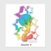TWEETY™ Rainbow Stars Sticker (Vel)