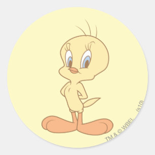 TWEETY™ Recht opstaan Ronde Sticker