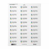 TWEETY™ Regenboogsterren Etiket (Full Sheet)