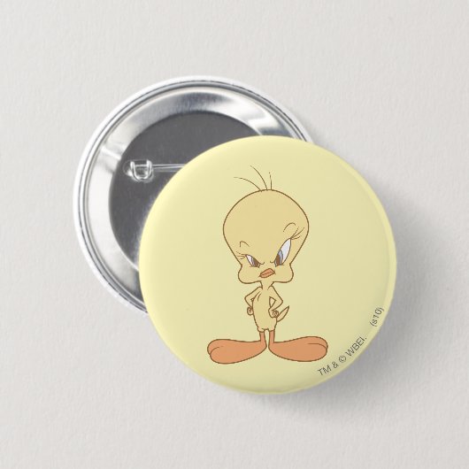 Tweety Ronde Button 5,7 Cm (Voorkant /achterkant)