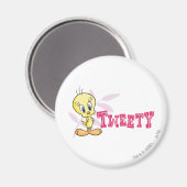 "TWEETY™" Roze Magneet (Voorkant / Achterkant)