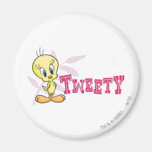 "TWEETY™" Roze Magneet