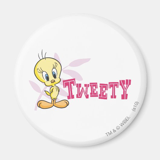 "TWEETY™" Roze Magneet (Voorkant)