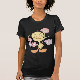 TWEETY™ roze paarse bloemen T-shirt