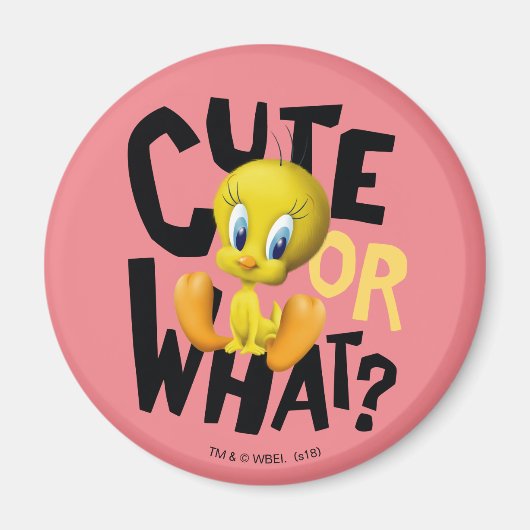 TWEETY™ - Schattig of niet? Magneet (Voorkant)