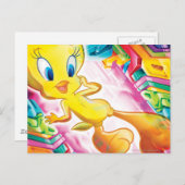 TWEETY™ Schuiven Briefkaart (Voorkant / Achterkant)