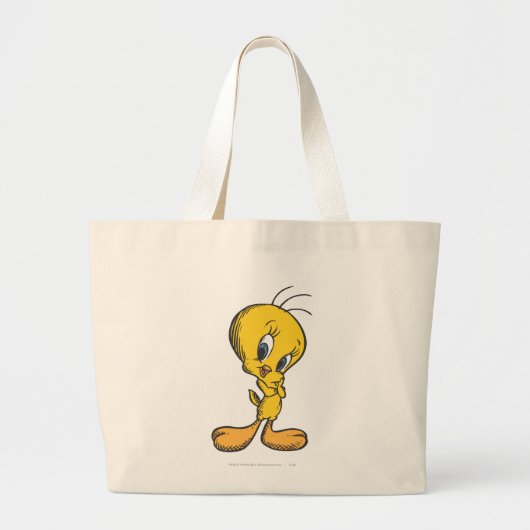 Tweety Shy Grote Tote Bag (Voorkant)