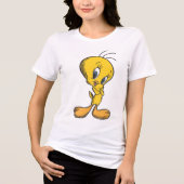 Tweety Shy Tri-Blend Shirt (Voorkant)