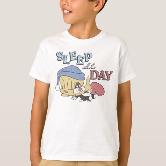TWEETY™ Slaap de hele dag T-shirt (Voorkant)