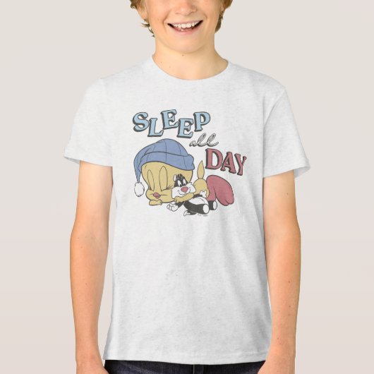 TWEETY™ Sleep All Day Tri-Blend Shirt (Voorkant)