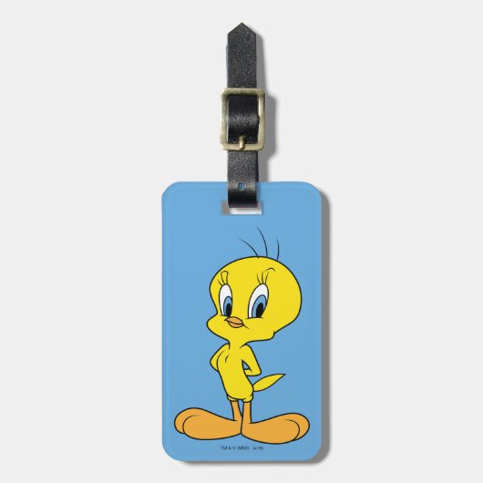 TWEETY™ | Slimme Vogel Bagagelabel (Voorkant verticaal)