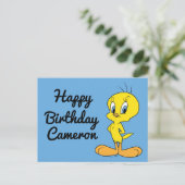 TWEETY™ | Slimme Vogel Briefkaart (Staand voorkant)
