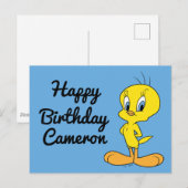 TWEETY™ | Slimme Vogel Briefkaart (Voorkant / Achterkant)