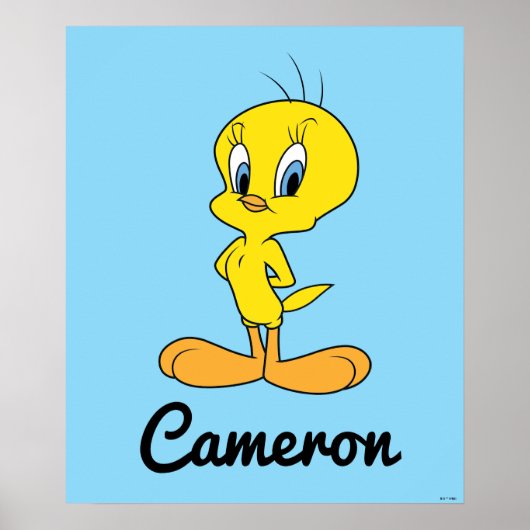 TWEETY™ | Slimme vogel gepersonaliseerd Poster (Voorkant)