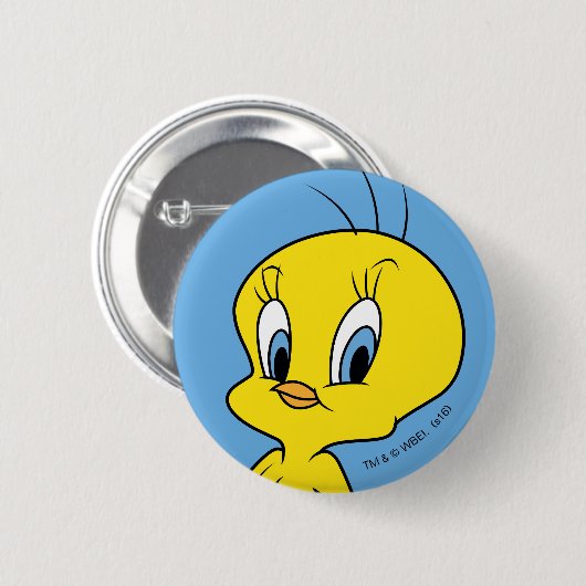 TWEETY™ | Sluwe vogel Ronde Button 5,7 Cm (Voorkant /achterkant)
