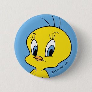 TWEETY™   Sluwe vogel Ronde Button 5,7 Cm