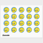 TWEETY™ | Sluwe Vogel Ronde Sticker (Vel)