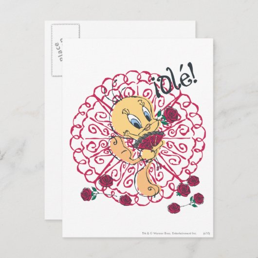 TWEETY™ Spanje Briefkaart (Voorkant / Achterkant)