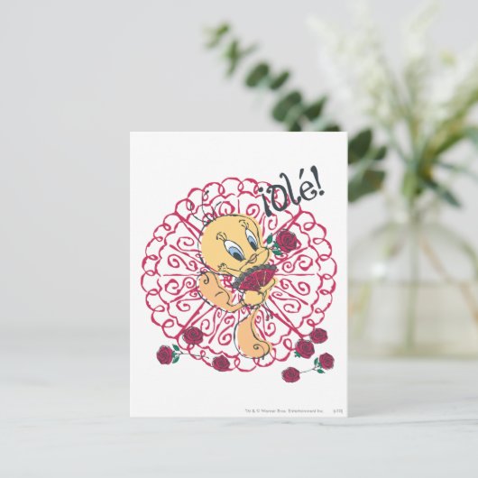 TWEETY™ Spanje Briefkaart (Staand voorkant)