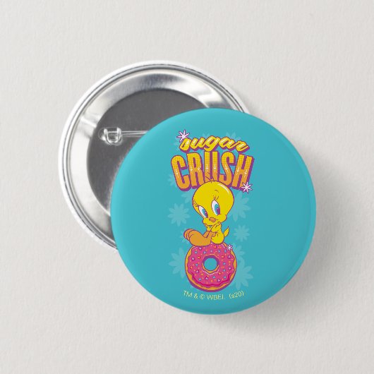 TWEETY™ - Sugar Crush Ronde Button 5,7 Cm (Voorkant /achterkant)