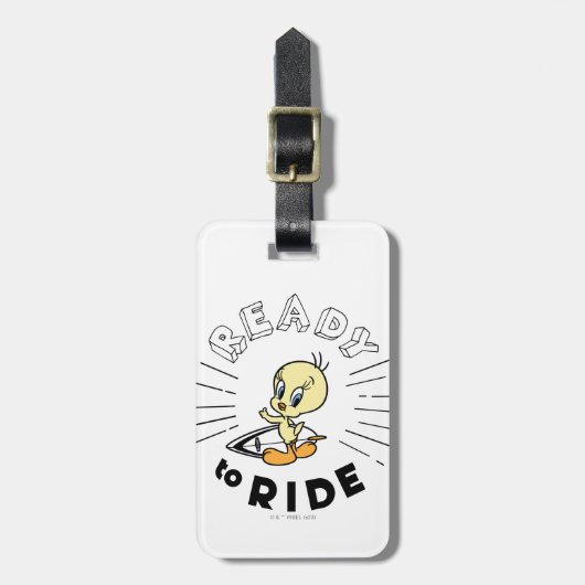 TWEETY™ Surfboard - klaar voor gebruik Bagagelabel (Voorkant verticaal)